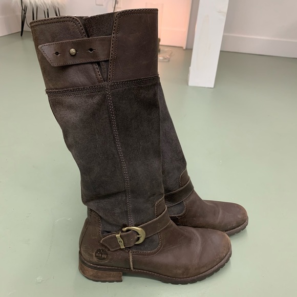 Timberland Shoes - Timberland Suede Leather Women's Tall Boots